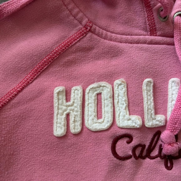 Hollister California Pink Hoodie Sweatshirt Women's Size Small Y2K Preppy‎ - Picture 2 of 7